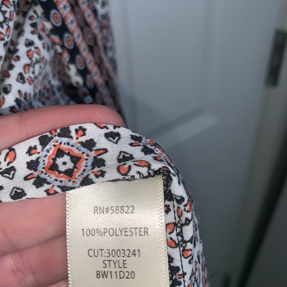 Max Studio Geometric Patterned Kimono Cardigan - image 4